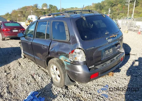 2006 Hyundai Santa Fe Gls from USA, damaged, VIN KM8SC73D16U104176